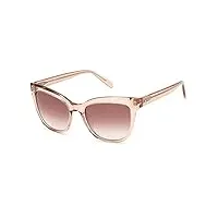 fossil fos 2111/s sunglasses, 3dv/ha crystal pink, 53 unisex