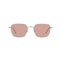 prada eyewear lunettes de soleil à monture carrée - argent