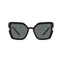 prada eyewear lunettes de soleil à monture papillon - noir