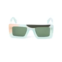 off-white lunettes de soleil seattle à monture carrée - bleu