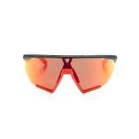 adidas lunettes de soleil sp0071 à monture couvrante - noir